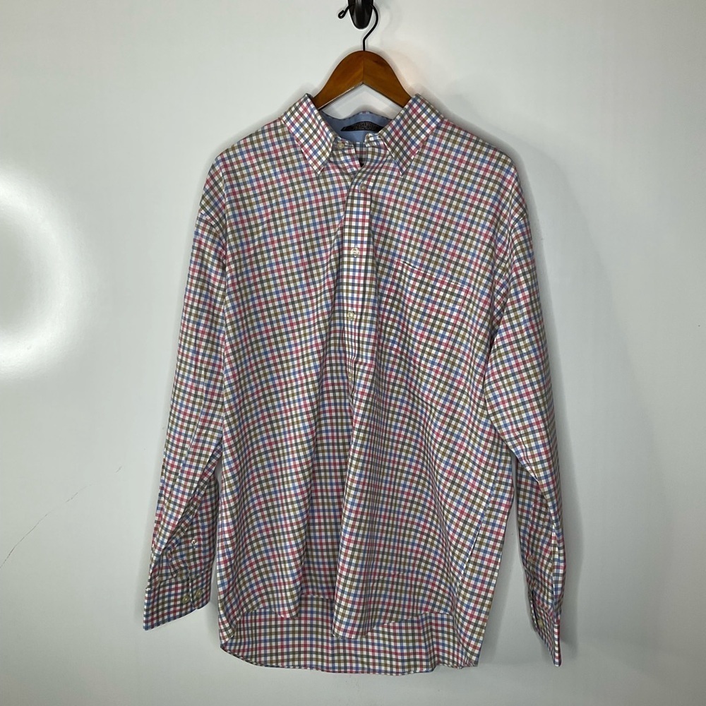 Forsyth‎ of Canada Striped Button Down Shirt Size Xlarge